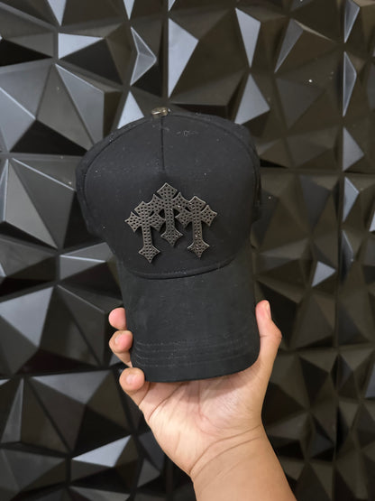 Barbas Hats Chrome black