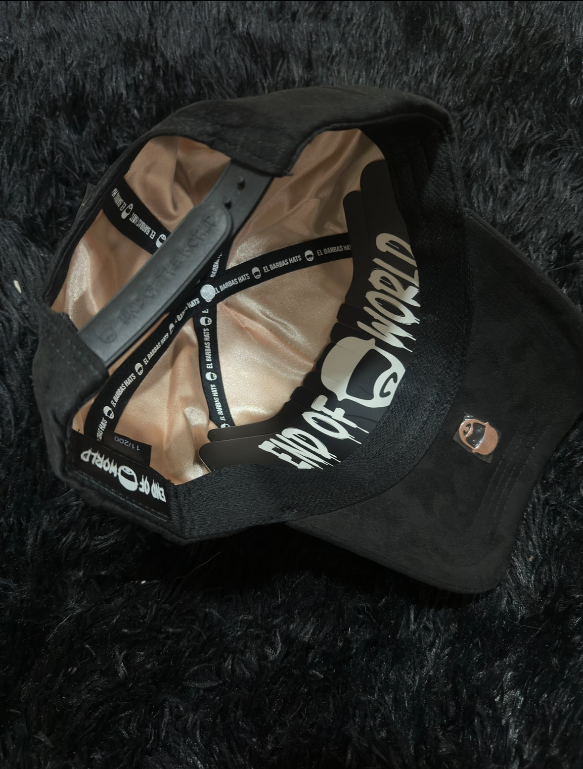 Barbas Hats Skull oro rosa